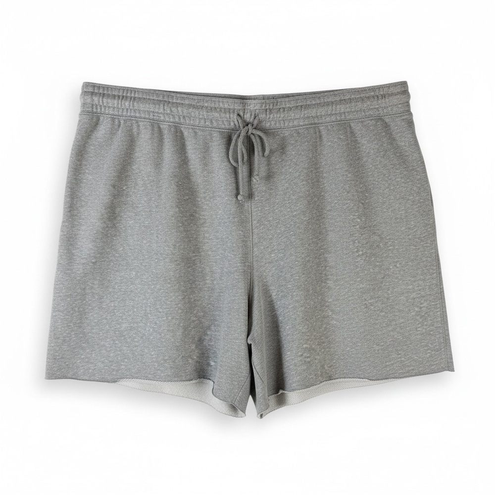 Plus Size Sonoma Goods For Life Heather Gray Cutoff Bermuda Sweat Shorts Active